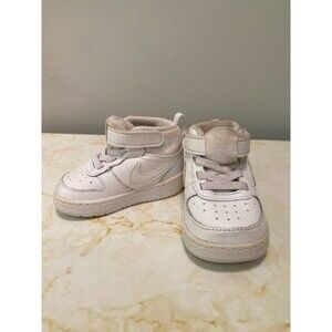 Nike Toddler High Top White With Nike Size 4C Air Force One Dunk Jordan